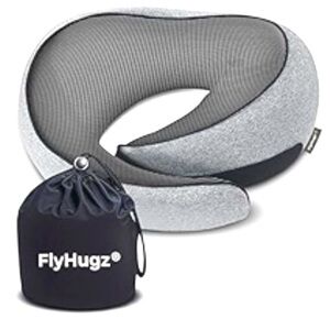 FlyHugz Black Travel Neck Pillow